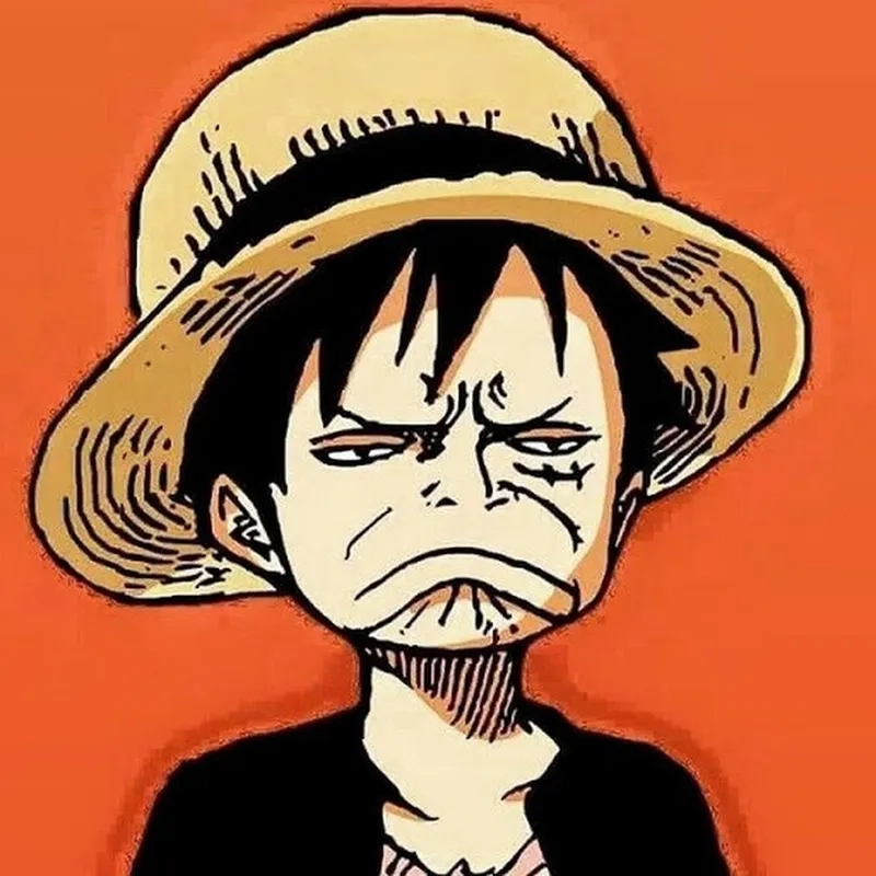 Hình ảnh avatar Luffy Gear 5 dễ thương cho người yêu thích anime