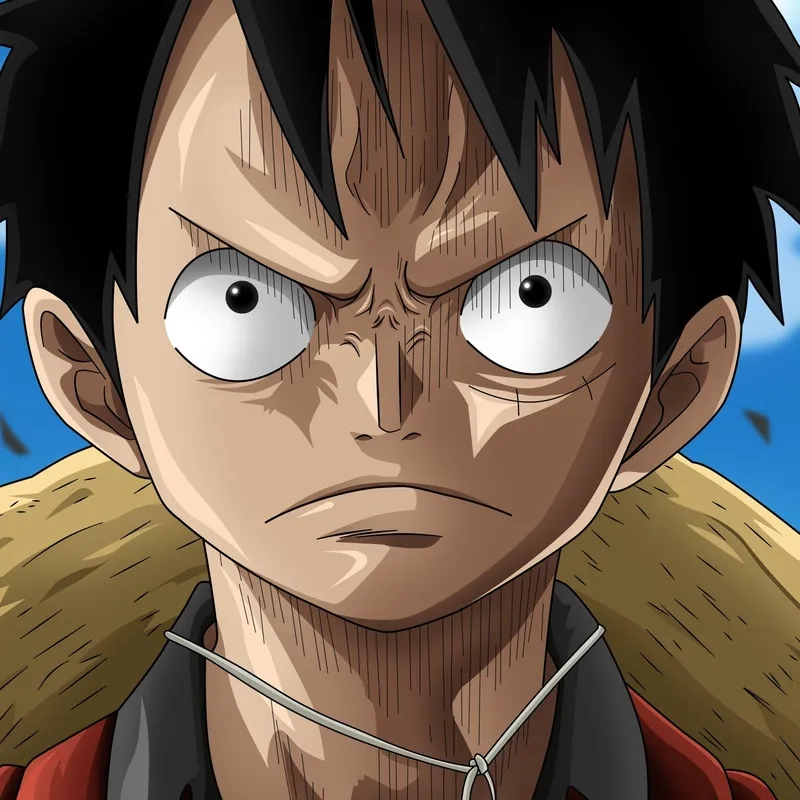 Chọn ngay avatar Luffy cười đầy vui vẻ và thú vị