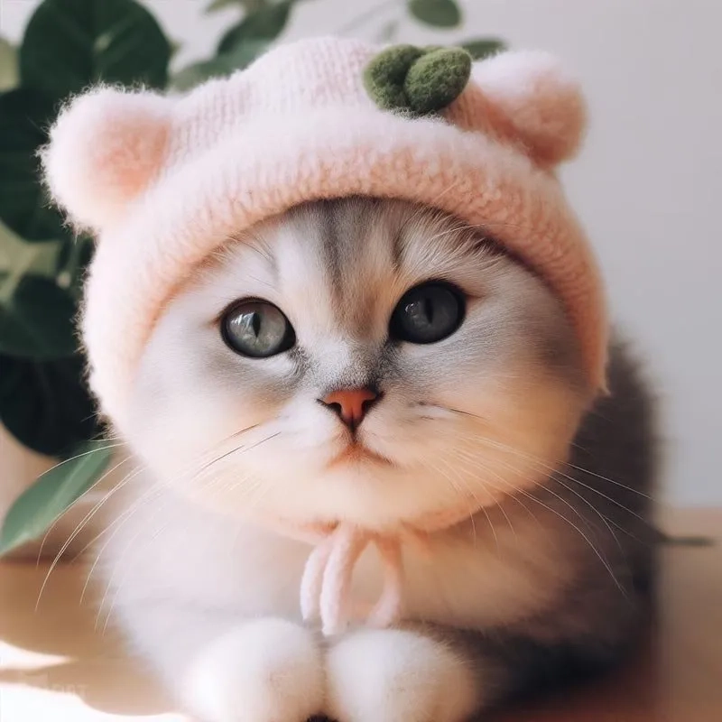 Mang niềm vui đến ngày mới với hình avatar cute mèo