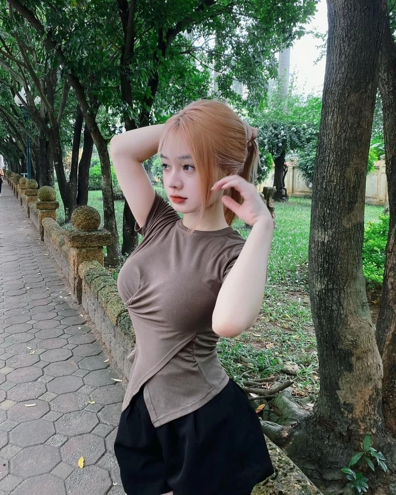 Gái xinh cute tiktok thu hút sự chú ý nhờ nét dễ thương dễ mến