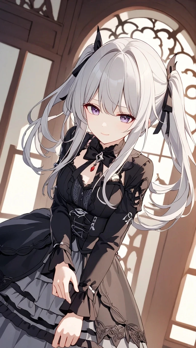 Ảnh anime girl dễ thương làm avatar TikTok, thể hiện sự ngọt ngào đáng yêu