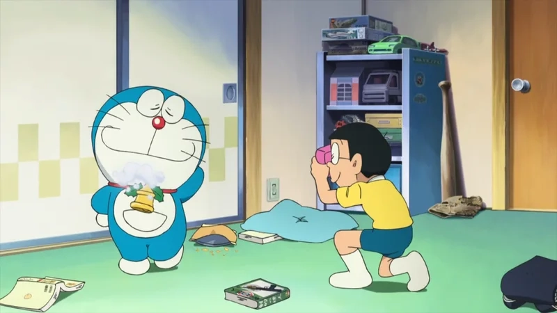 Bạn có nhớ lần đầu doraemon và nobita gặp nhau không