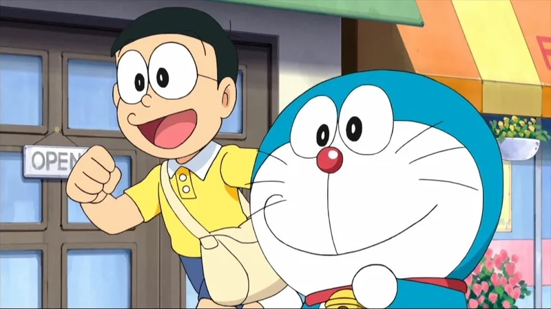 Tải ngay ảnh doraemon và nobita cute để làm hình nền đáng yêu