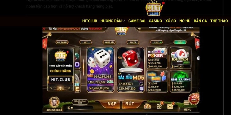 Giấy phép Hitclub hợp pháp