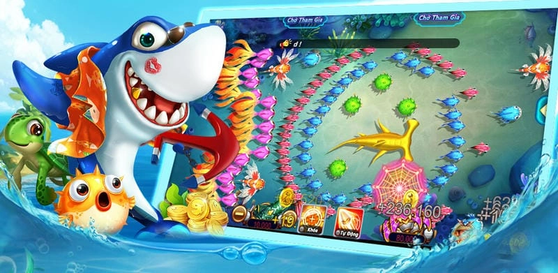  Đàn cá trong game bắn cá đổi thưởng uy tín