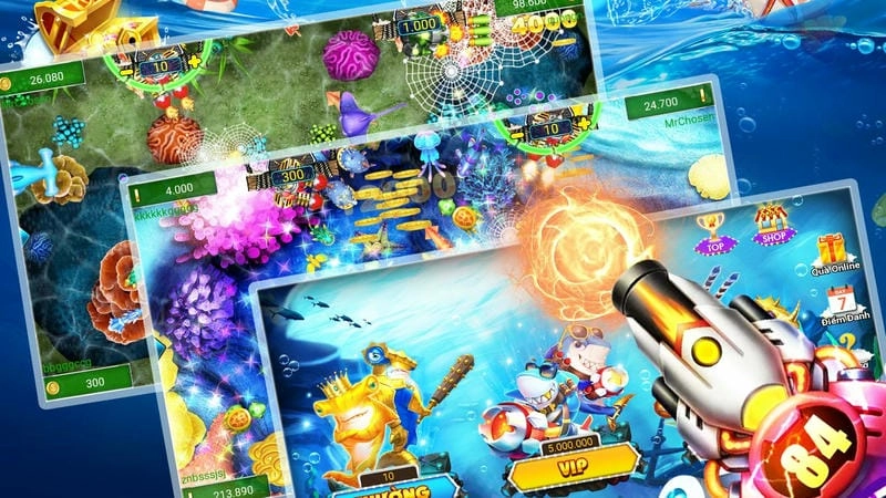  Nâng cấp súng trong game bắn cá đổi thưởng