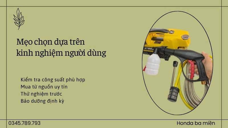 Mẹo chọn mua dựa trên kinh nghiệm người dùng 