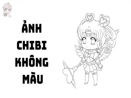 50+ ảnh chibi không màu cho bé tập tô đầy ngộ nghĩnh