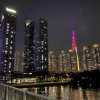 Ngắm nhìn vẻ đẹp huyền ảo của hình nền thành phố về đêm
