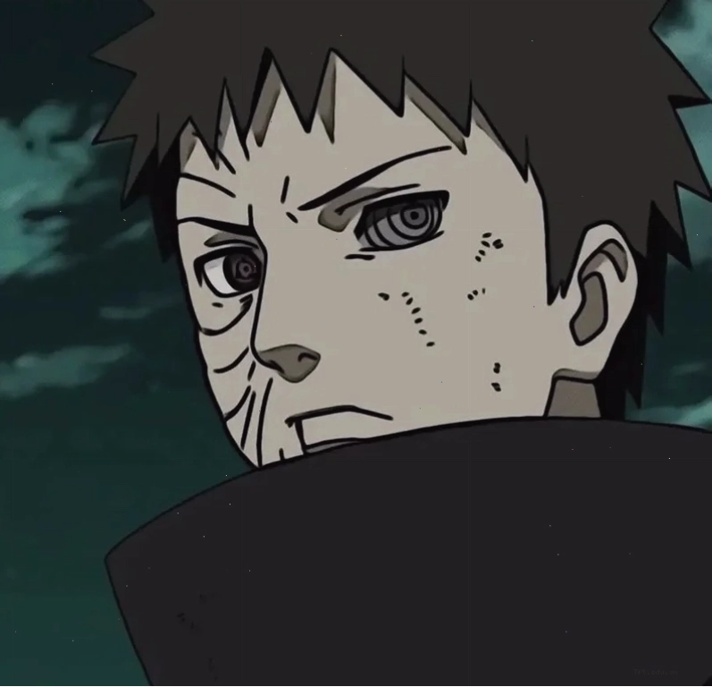 Ảnh anime nam Obito buồn thể hiện sự đau khổ