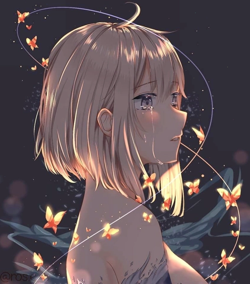 Ảnh anime nữ phát sáng độc đáo