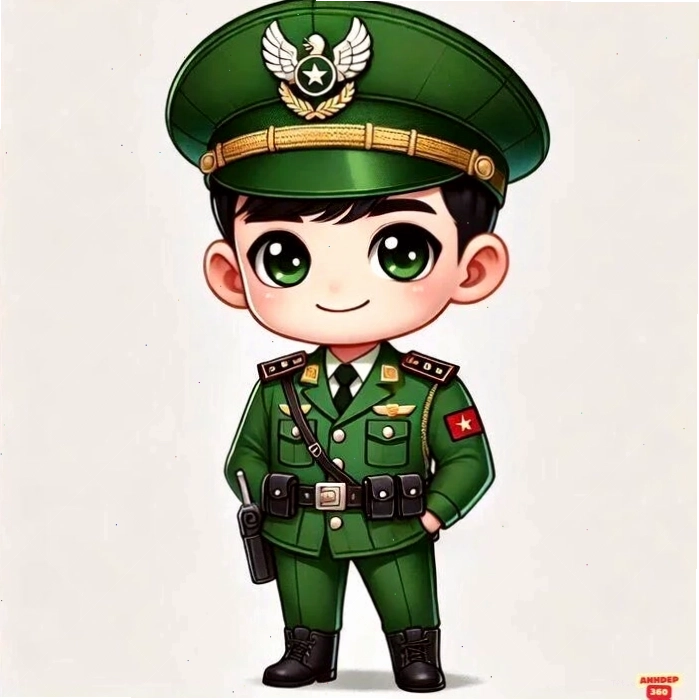 Ảnh chibi bộ đội việt nam đáng yêu