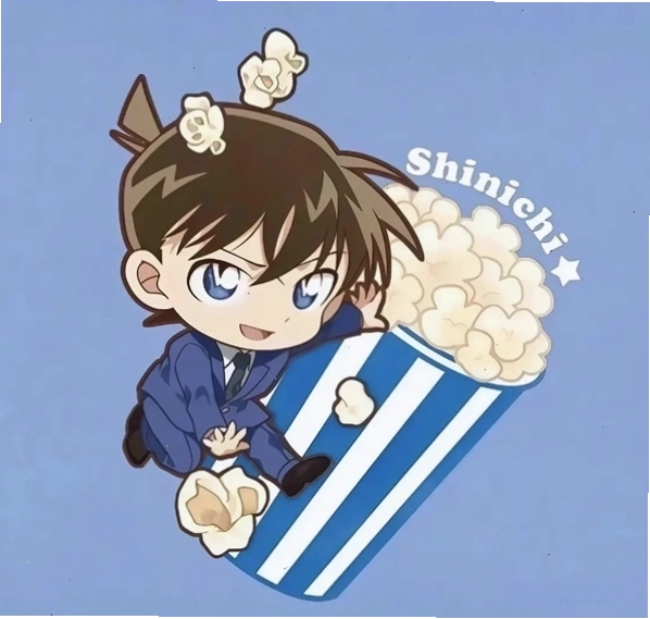 Ảnh Conan chibi phong cách anime