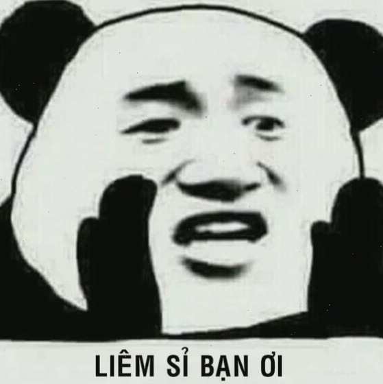 Ảnh meme gấu trúc vui vẻ hài hước