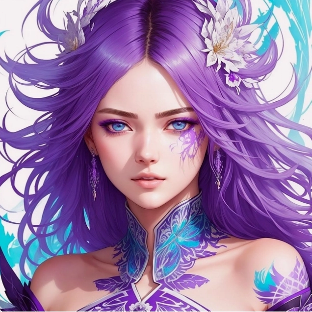 Avatar anime cô gái buồn với ánh mắt sâu lắng