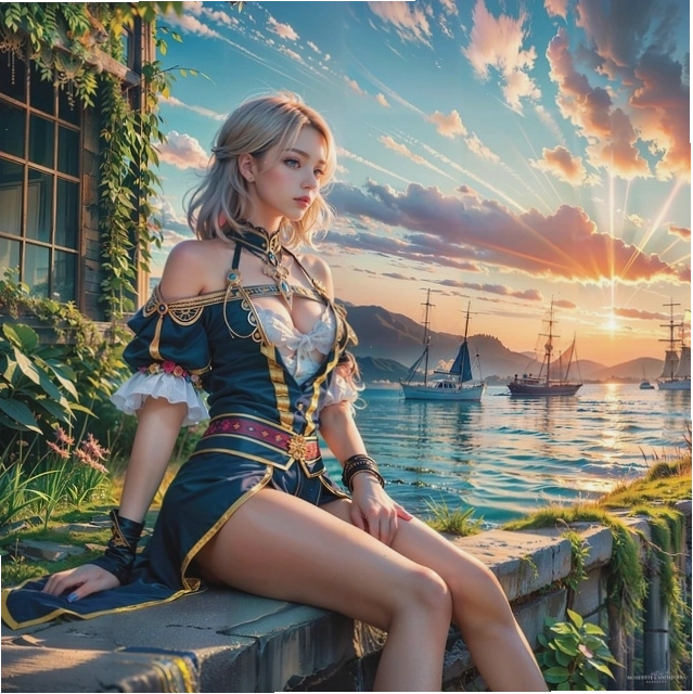 Avatar anime cô gái trầm tư