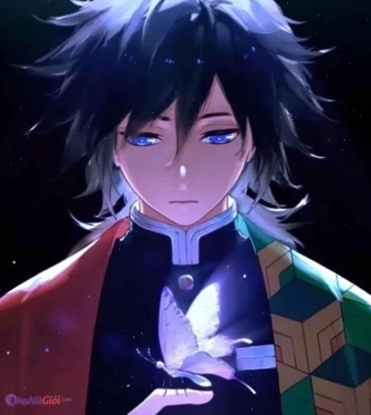 Avatar anime nữ tóc ngắn với ánh sáng dịu nhẹ