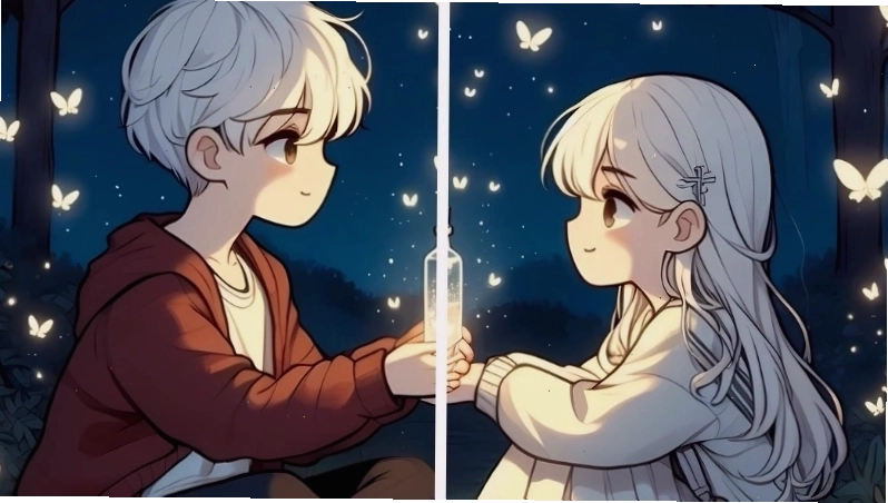 Avatar đôi anime ngọt ngào thể hiện tình yêu nồng cháy