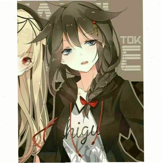 Avatar đôi anime nữ ngầu chất