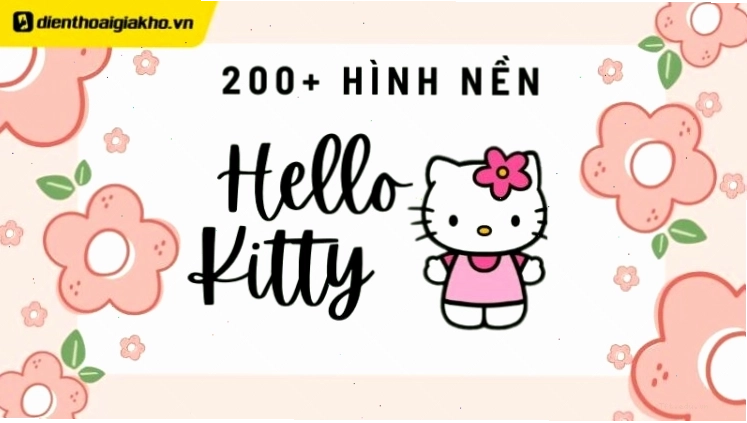 Avatar Hello Kitty màu hồng ngọt ngào