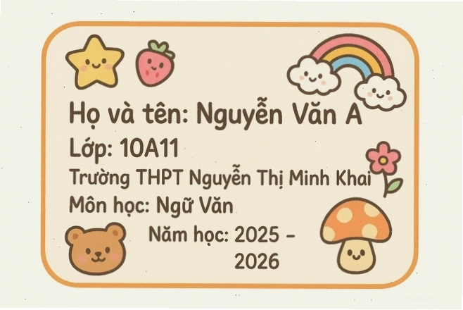 Avatar lớp mang phong cách thể thao năng động