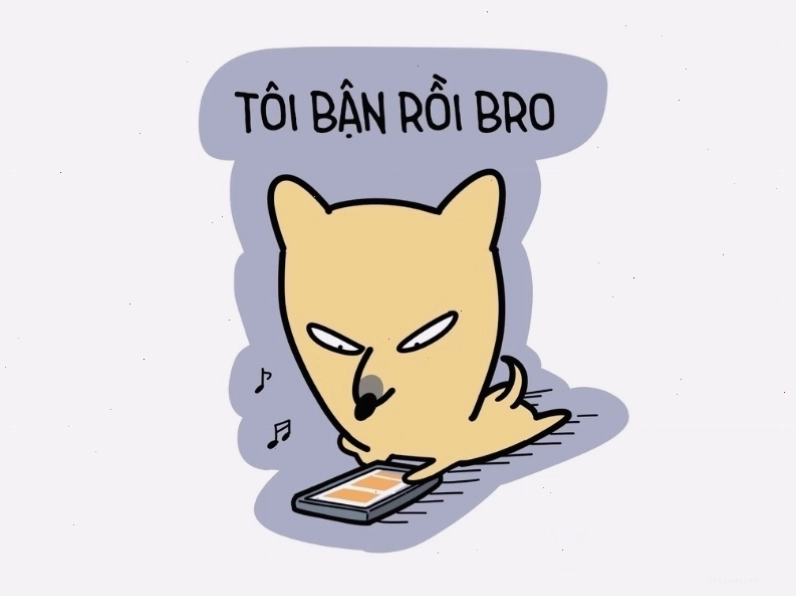 Avatar meme người que hài hước thể hiện sự từ chối khéo léo