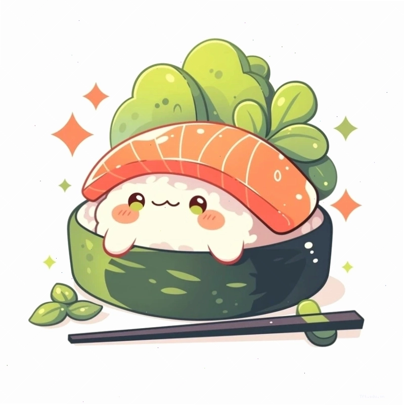 Bánh ngọt phiên bản chibi cute tạo điểm nhấn dễ thương