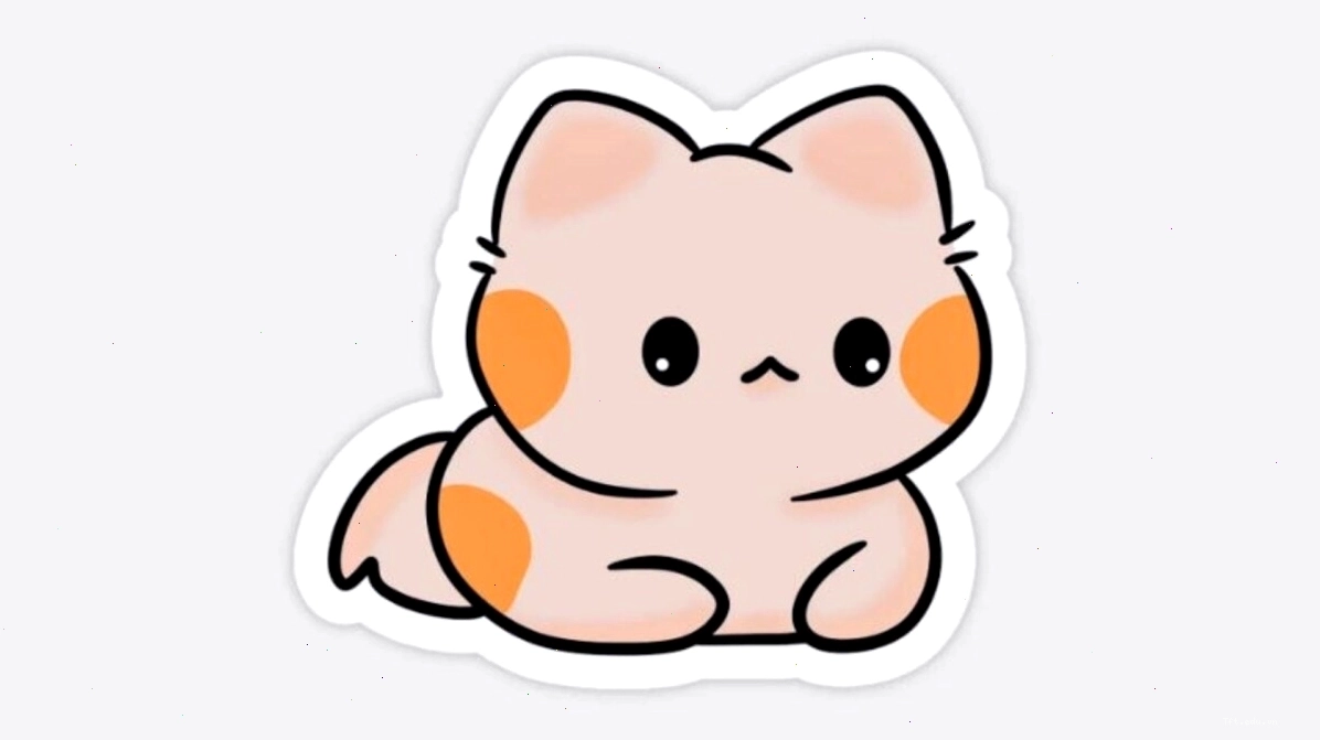 Bộ sticker con mèo chibi với nhiều biểu cảm ngộ nghĩnh