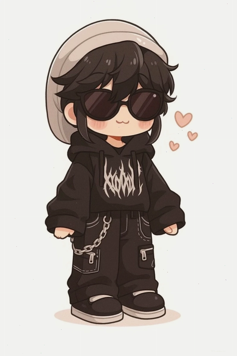 Bộ sưu tập hình chibi ngầu cho tín đồ cá tính