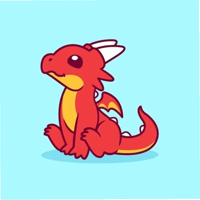 Bộ sưu tập rồng chibi cute ngộ nghĩnh đáng yêu