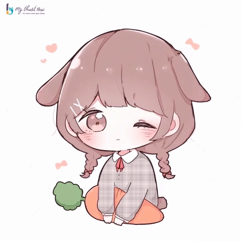 Boy chibi với đôi mắt xanh biếc