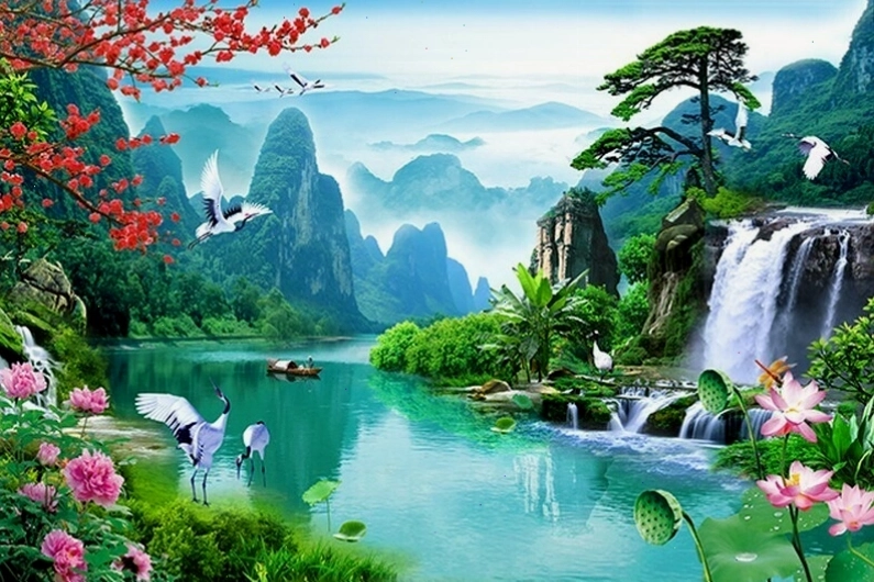 Cánh đồng hoa dã quỳ vàng rực rỡ dưới ánh nắng ban mai