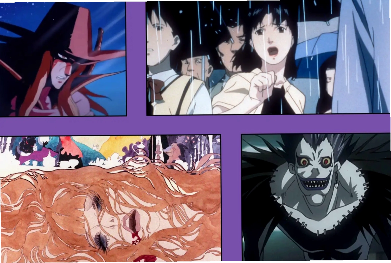 Cảnh phim rùng rợn từ Perfect Blue và Vampire Hunter D
