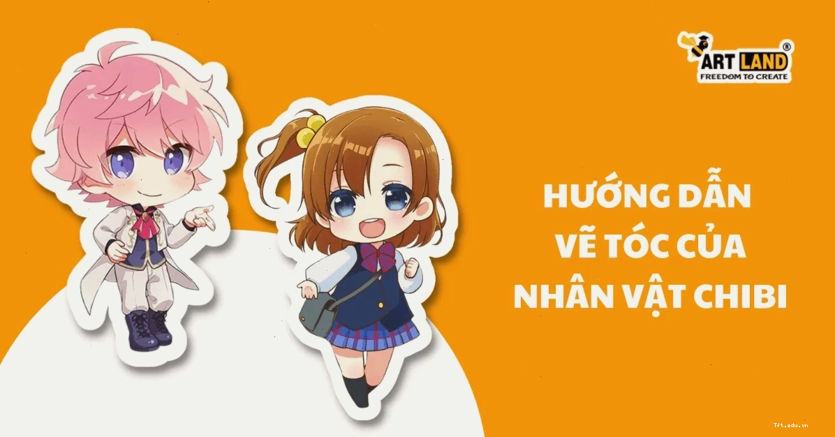 Cấu trúc đầu và thân cơ bản của nhân vật chibi