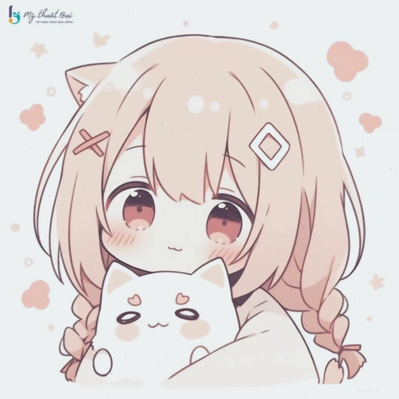 Chi tiết tô màu cho trang phục và phụ kiện của nhân vật chibi