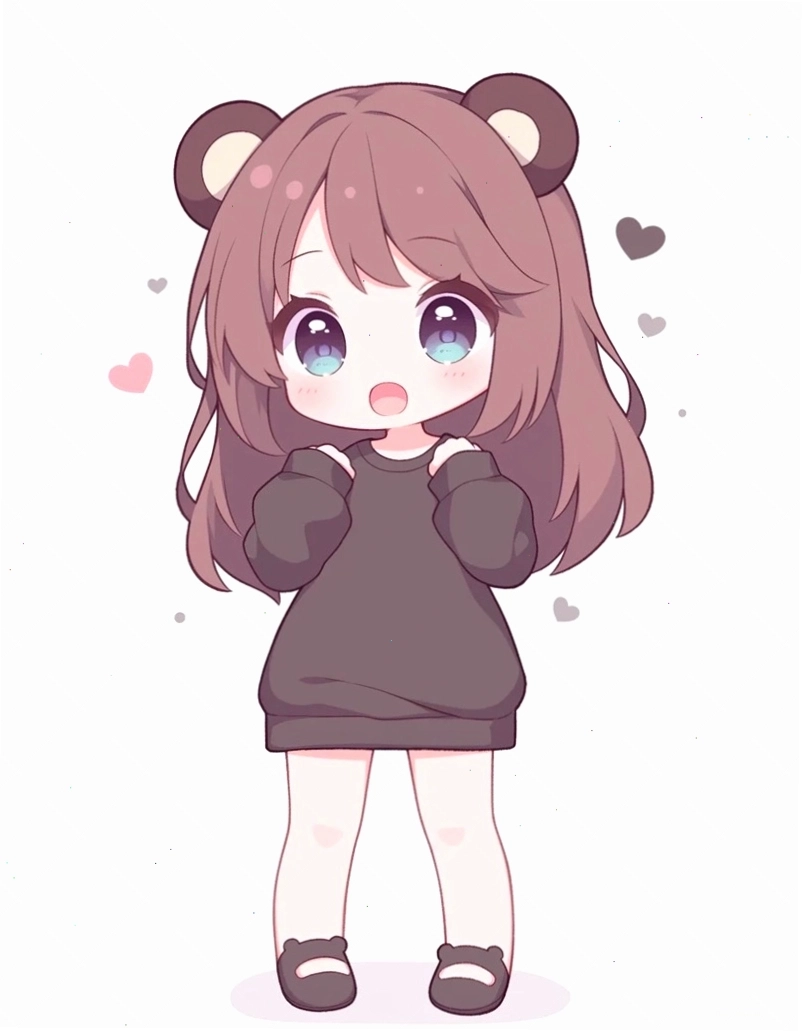 Chibi bé gái hóa trang thành siêu anh hùng