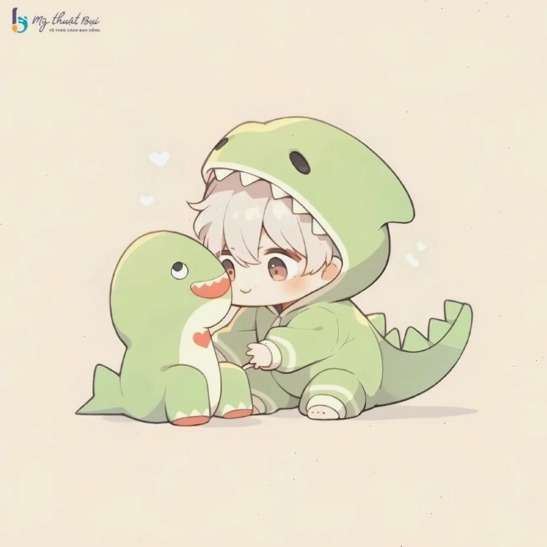 Chibi boy trong phong cách anime