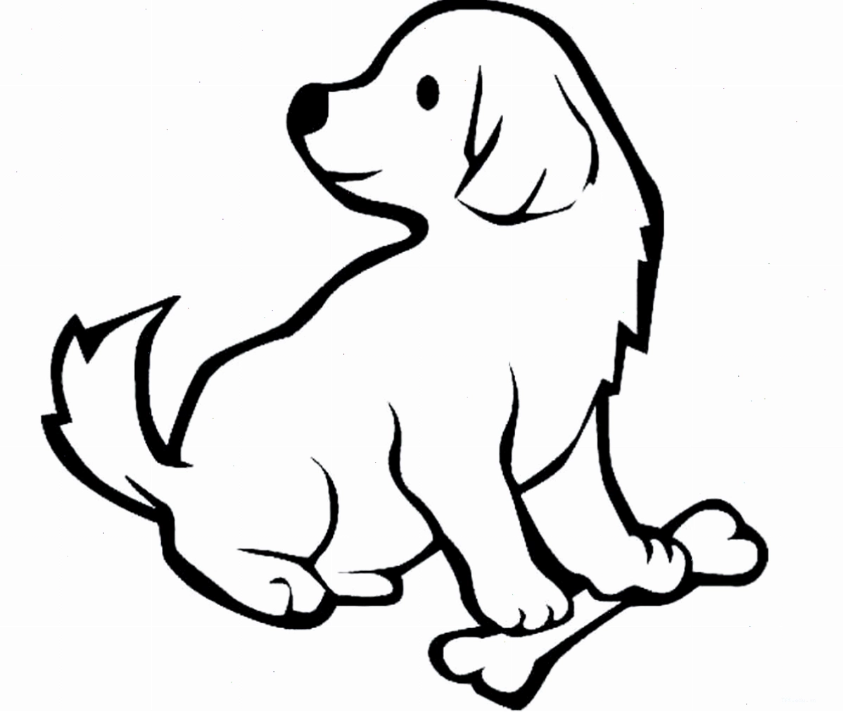 Chibi cute hình vẽ con chó đáng yêu số 15