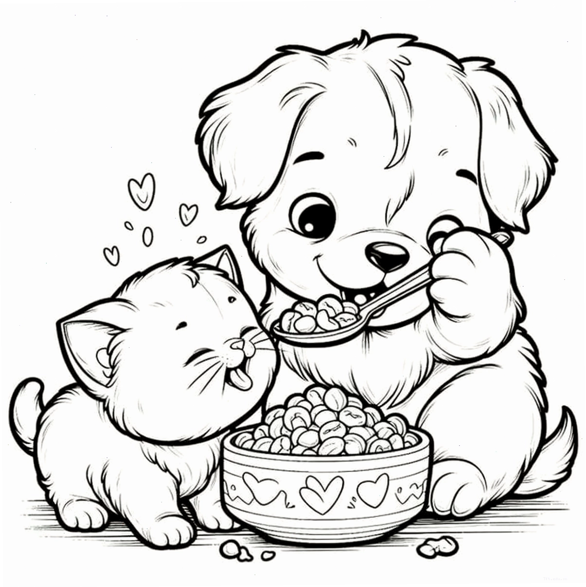 Chibi cute hình vẽ con chó đáng yêu số 9