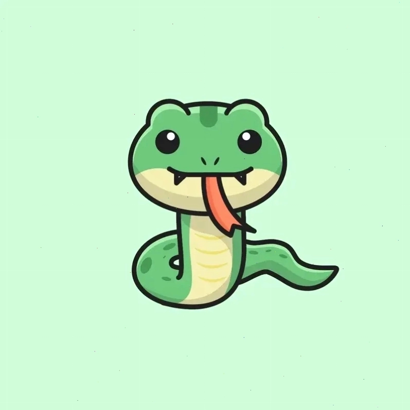 Chibi cute rắn chibi với phong cách mới lạ