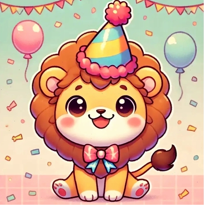 Chibi sư tử dễ thương khiến bạn muốn ngắm nhìn mãi