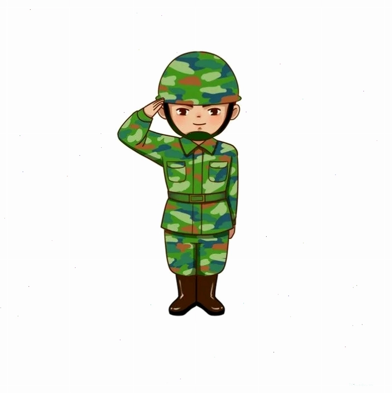 Chú bộ đội chibi đáng yêu