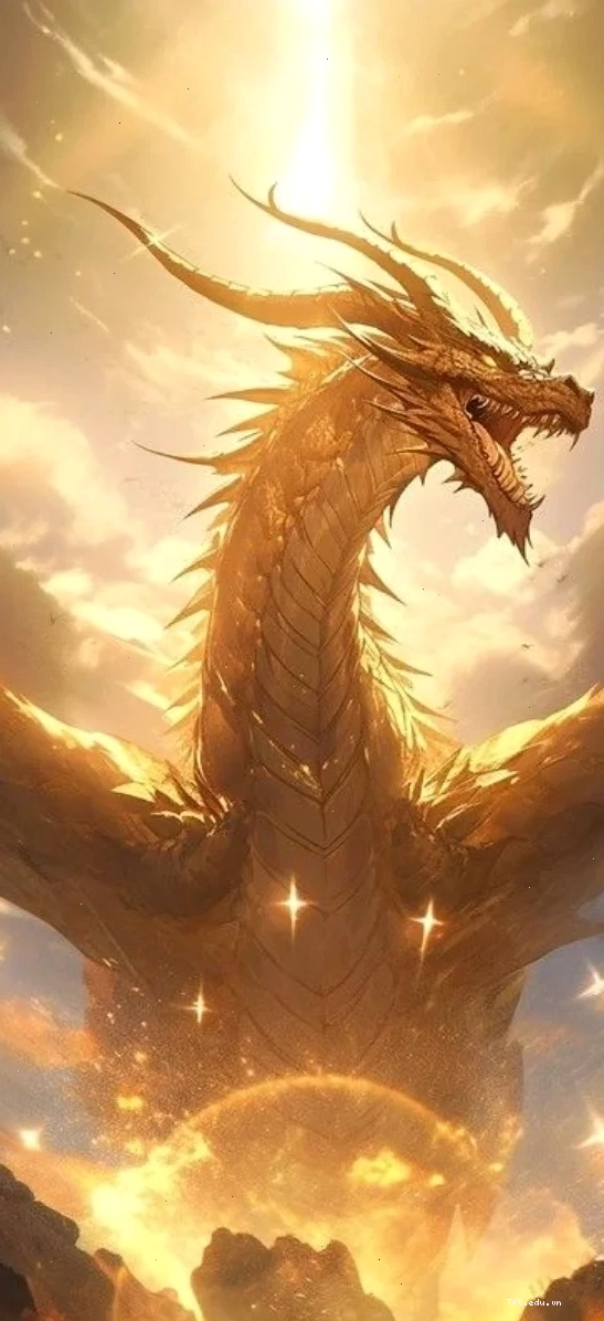 Chú rồng nhỏ màu tím đang chơi đùa