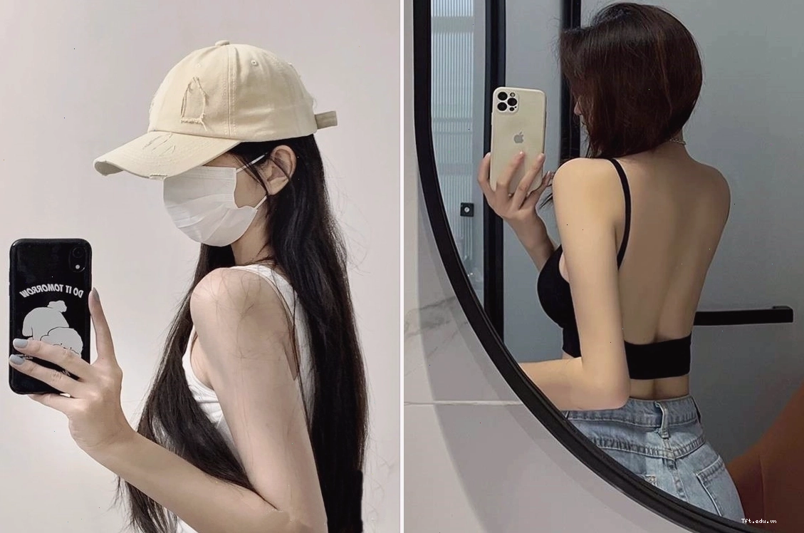 Chụp ảnh trước gương trong nhà tắm với concept độc đáo
