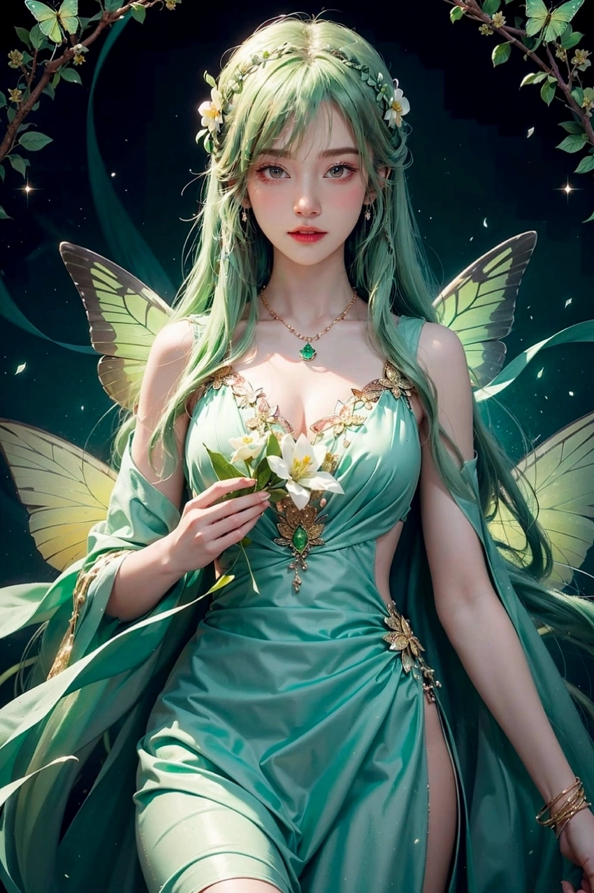 Cô gái anime dễ thương trong trang phục đời thường