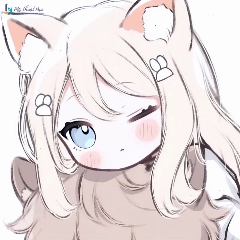 Cô gái Chibi đang cười tươi