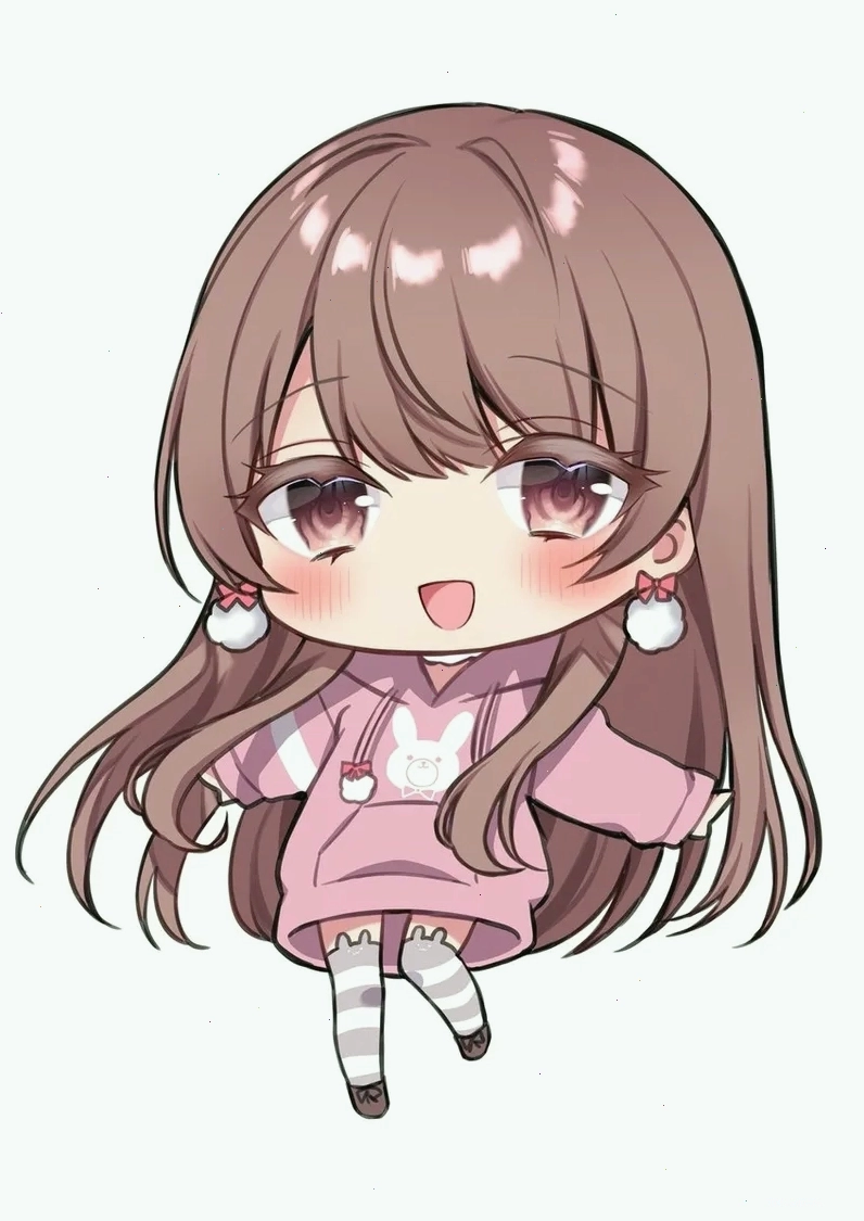 Dành cho fan anime: hình ảnh chibi cute nữ đẹp mê ly, tràn đầy sức sống