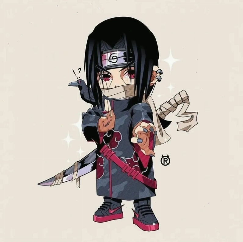 Fan art tuyệt đẹp với itachi chibi fanart độc quyền