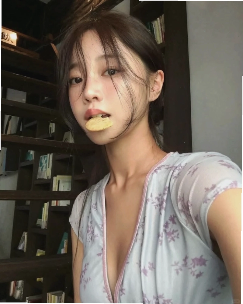 Gái Hàn xinh đẹp với nụ cười rạng rỡ