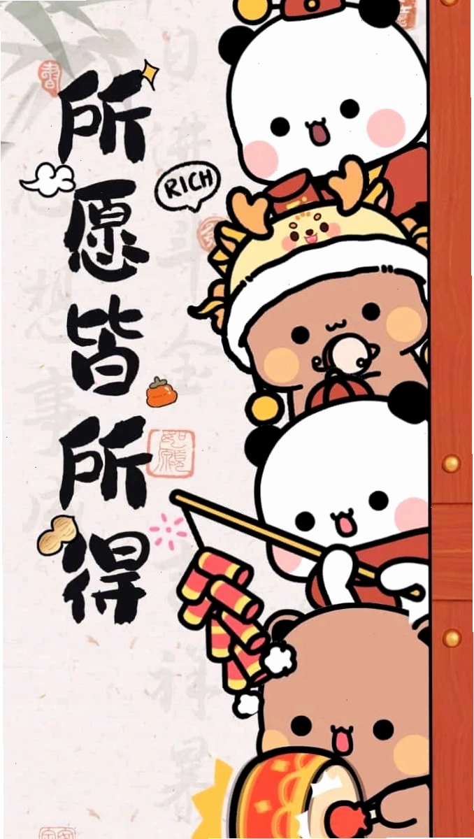 Gia đình Chibi trong không khí Tết truyền thống